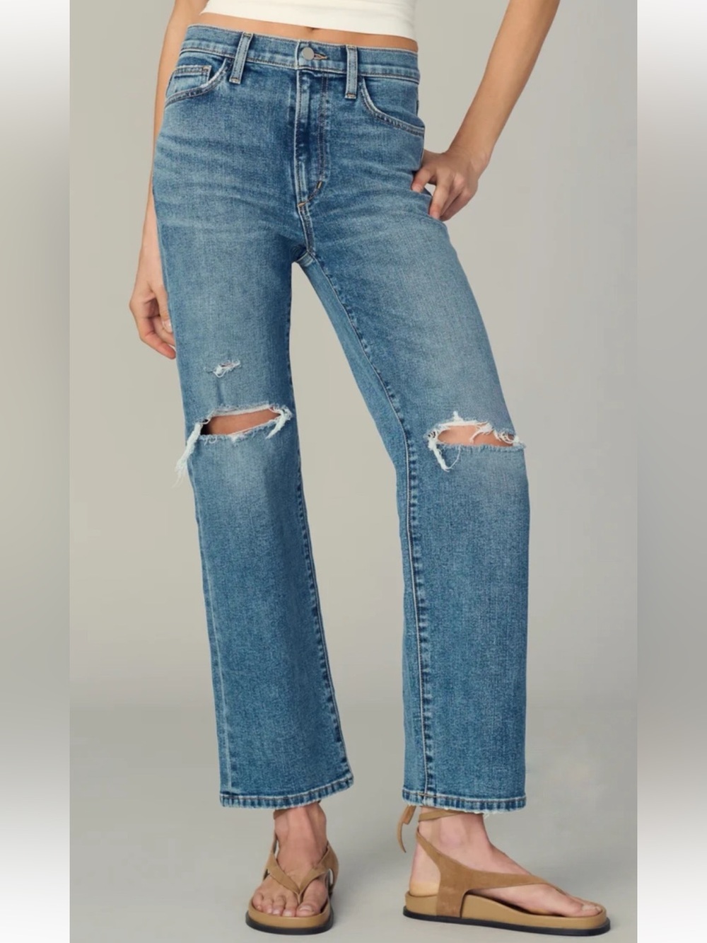 Joe’s Jeans The Blake High Rise Wide Leg Crop Charismatic Wash Size 28 NWT